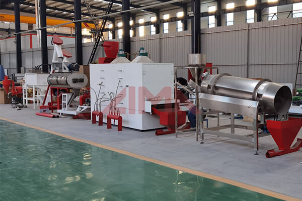 China Most stable floating fish feed extruding pellet 